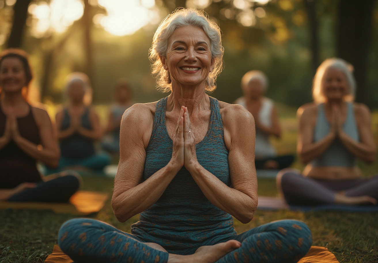 Дослідження йоги для старших людей